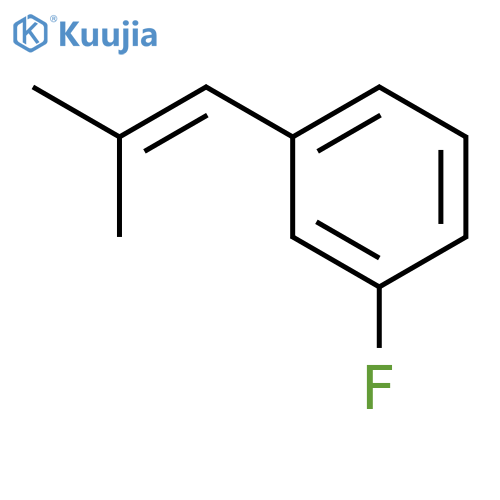 BENZENE, 1-FLUORO-3-(2-METHYL-1-PROPENYL)- structure