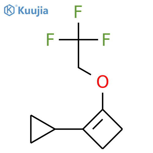 Cyclobutene, 1-cyclopropyl-2-(2,2,2-trifluoroethoxy)- structure
