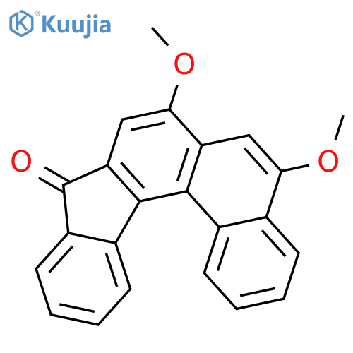 9H-Indeno[2,1-c]phenanthren-9-one, 5,7-dimethoxy- structure
