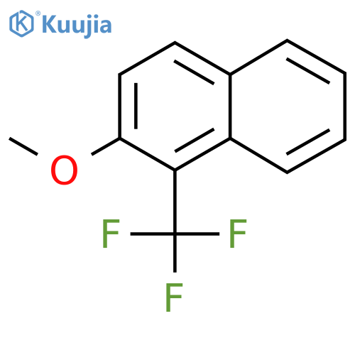 2-Methoxy-1-trifluoromethylnaphthalene structure