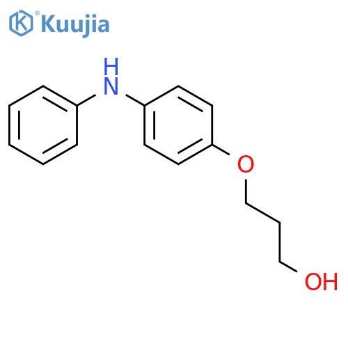 1-PROPANOL, 3-[4-(PHENYLAMINO)PHENOXY]- structure
