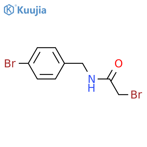 2-Bromo-n-(4-bromobenzyl)acetamide structure