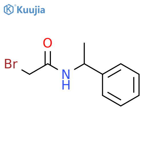 2-Bromo-N-(1-phenylethyl)acetamide structure