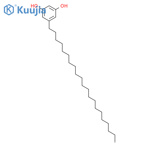 5-henicosylbenzene-1,3-diol structure