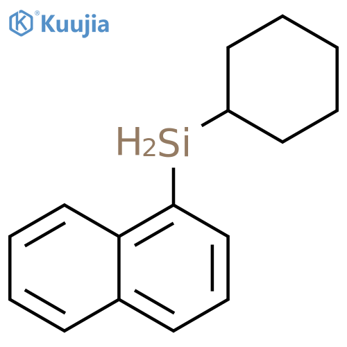 Silane, cyclohexyl-1-naphthalenyl- structure