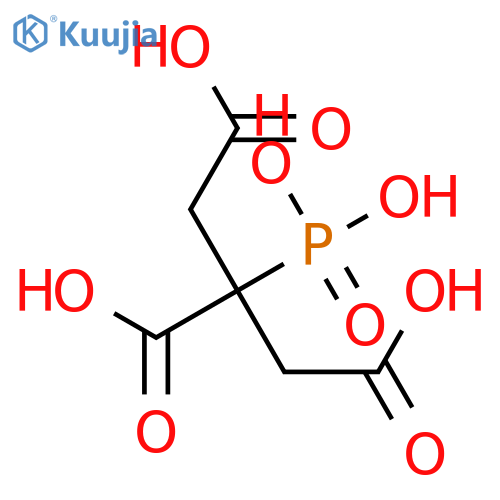 1,2,3-Propanetricarboxylic acid, 2-phosphono- structure