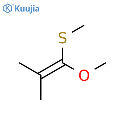 1-Propene, 1-methoxy-2-methyl-1-(methylthio)- structure