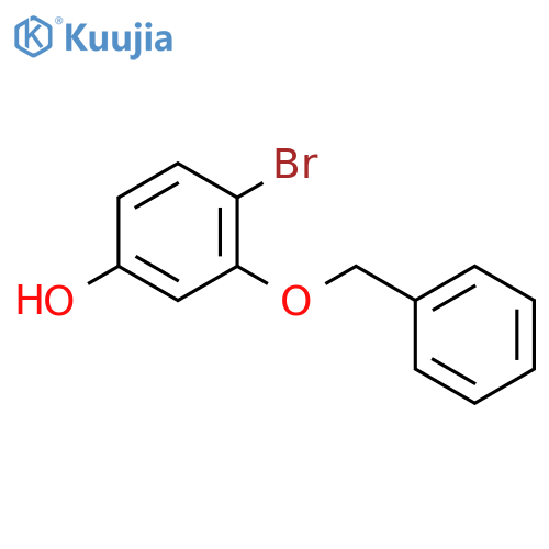 Phenol, 4-bromo-3-(phenylmethoxy)- structure