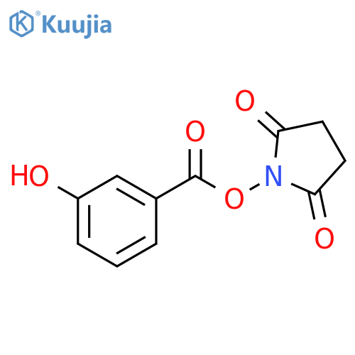 2,5-Pyrrolidinedione, 1-[(3-hydroxybenzoyl)oxy]- structure
