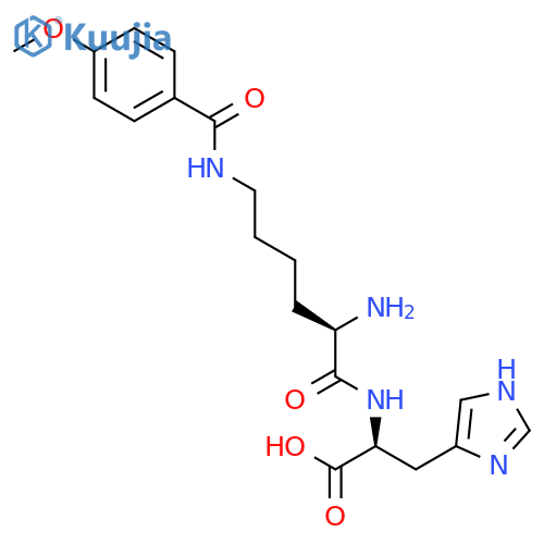 L-HISTIDINE, N6-(4-METHOXYBENZOYL)-D-LYSYL- structure