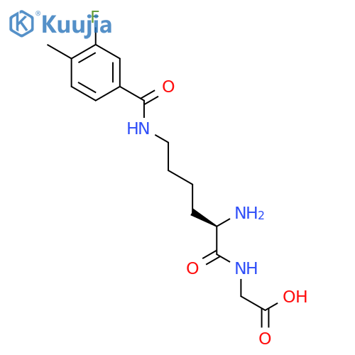 GLYCINE, N6-(3-FLUORO-4-METHYLBENZOYL)-D-LYSYL- structure