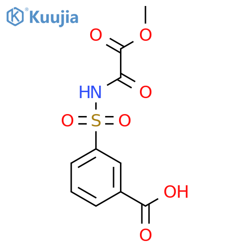 BENZOIC ACID, 3-[[(METHOXYOXOACETYL)AMINO]SULFONYL]- structure