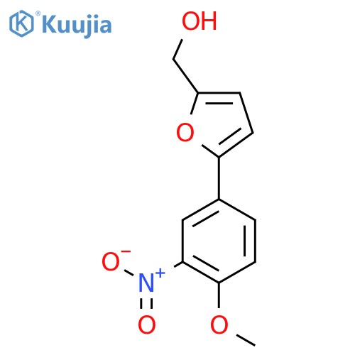[5-(4-Methoxy-3-nitrophenyl)furan-2-yl]methanol structure