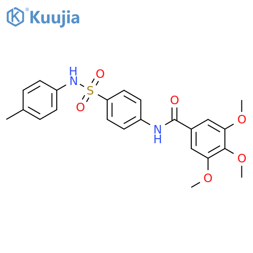 3,4,5-Trimethoxy-N-(4-p-tolylsulfamoyl-phenyl)-benzamide structure