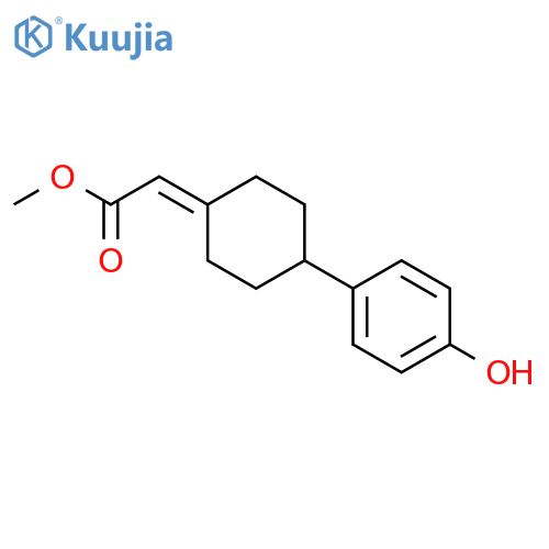 2-4-(4-Hydroxyphenyl)cyclohexylidene-Acetic Acid Methyl Ester structure