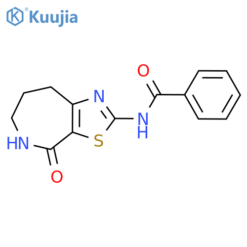 N-{4-oxo-4H,5H,6H,7H,8H-1,3thiazolo5,4-cazepin-2-yl}benzamide structure