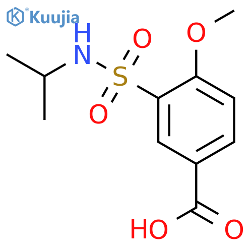 4-Methoxy-3-(propan-2-yl)sulfamoylbenzoic Acid structure