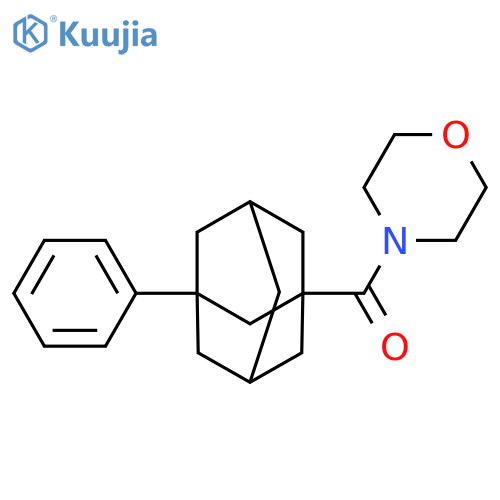 4-(3-phenyladamantane-1-carbonyl)morpholine structure