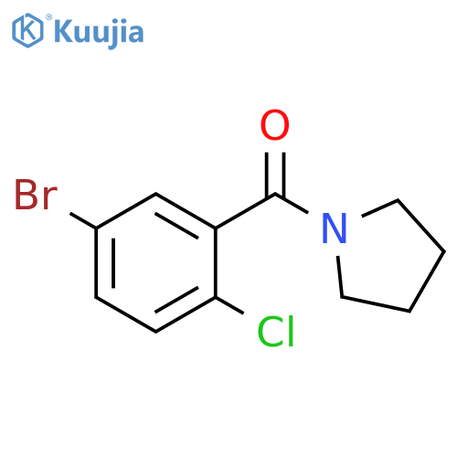 1-(5-Bromo-2-chlorobenzoyl)pyrrolidine structure