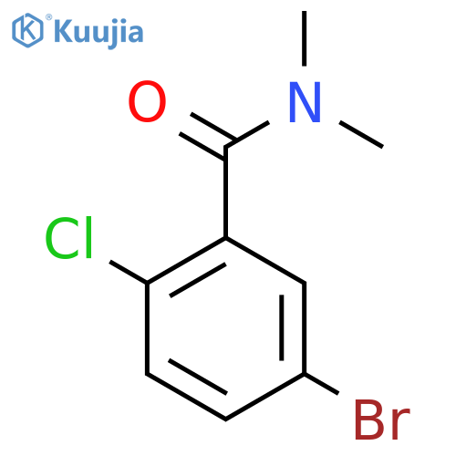 N,N-Dimethyl 5-bromo-2-chlorobenzamide structure