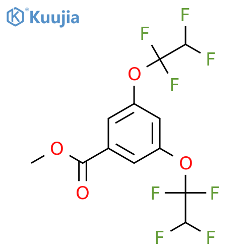 Methyl 3,5-bis(1,1,2,2-tetrafluoroethoxy)benzoate structure