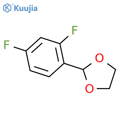 1,3-Dioxolane, 2-(2,4-difluorophenyl)- structure