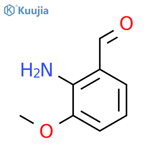 2-Amino-3-methoxybenzaldehyde structure