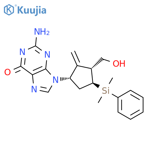 4-Dehydroxy-4-dimethylphenylsilyl Entecavir structure