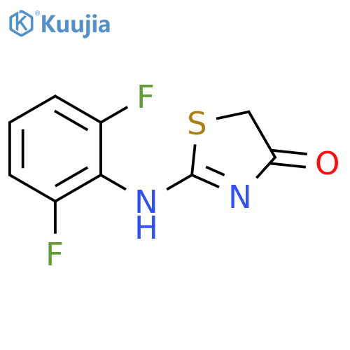 4(5H)-THIAZOLONE, 2-[(2,6-DIFLUOROPHENYL)AMINO]- structure
