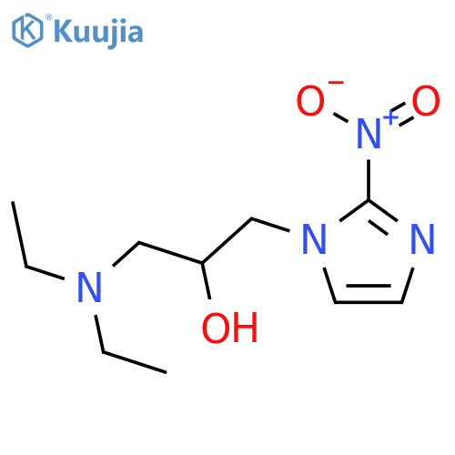 1H-Imidazole-1-ethanol,a-[(diethylamino)methyl]-2-nitro- structure