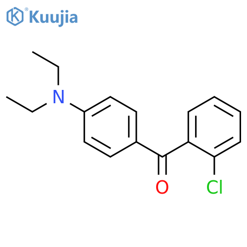 METHANONE, (2-CHLOROPHENYL)[4-(DIETHYLAMINO)PHENYL]- structure
