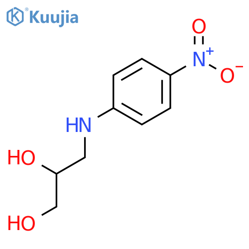 1,2-Propanediol, 3-[(4-nitrophenyl)amino]- structure