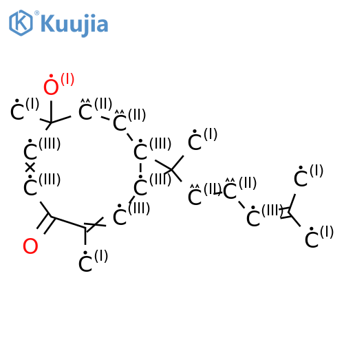 Bicyclo[8.1.0]undeca-2,5-dien-4-one, 7-hydroxy-3,7,11-trimethyl-11-(4-methyl-3-pentenyl)-, (1R,2Z,5E,7S,10R,11S)-rel-(+)- (9CI) structure