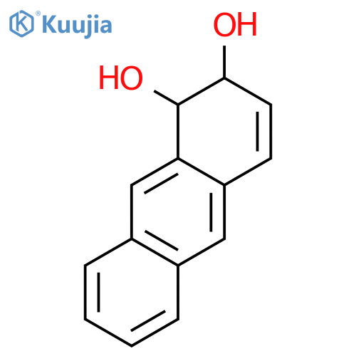 Anthracenediol, dihydro- structure