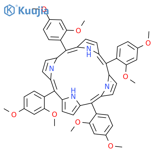 21H,23H-PORPHINE, 5,10,15,20-TETRAKIS(2,4-DIMETHOXYPHENYL)- structure