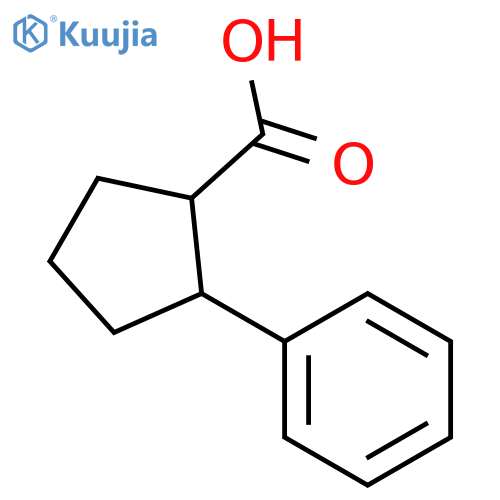 2-phenylcyclopentane-1-carboxylic Acid structure