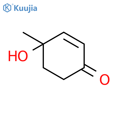 4-hydroxy-4-methylcyclohex-2-en-1-one structure