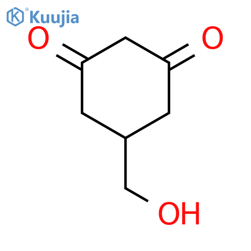 5-(hydroxymethyl)cyclohexane-1,3-dione structure