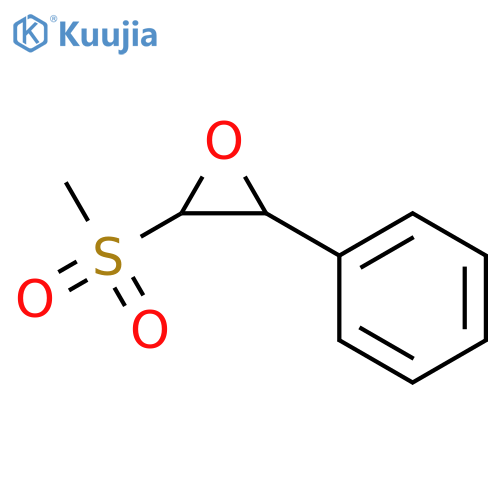 Oxirane, 2-(methylsulfonyl)-3-phenyl- structure