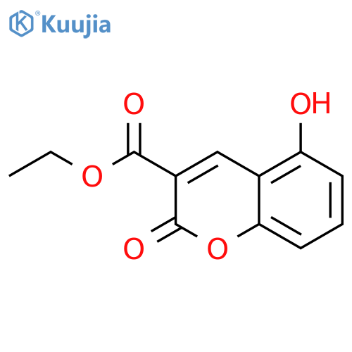 Ethyl 5-hydroxy-2-oxo-2H-chromene-3-carboxylate structure