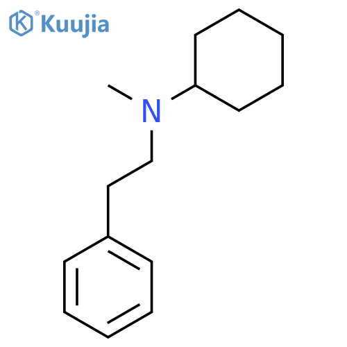 Benzeneethanamine, N-cyclohexyl-N-methyl- structure