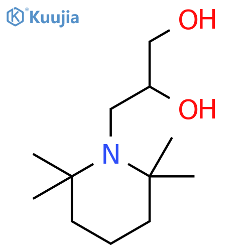 1,2-PROPANEDIOL, 3-(2,2,6,6-TETRAMETHYL-1-PIPERIDINYL)- structure