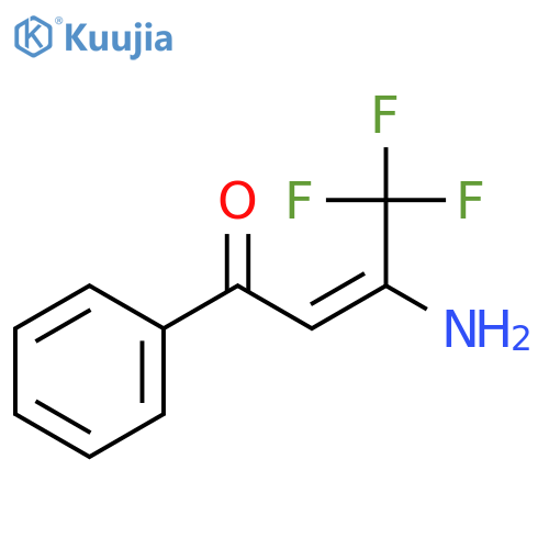 2-Buten-1-one, 3-amino-4,4,4-trifluoro-1-phenyl- structure