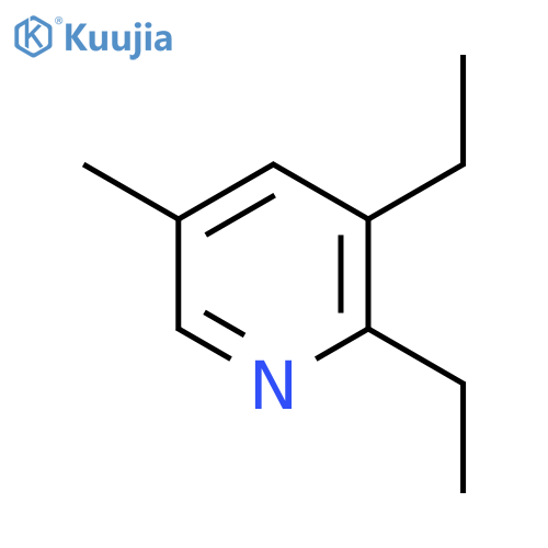 Pyridine, 2,3-diethyl-5-methyl- structure