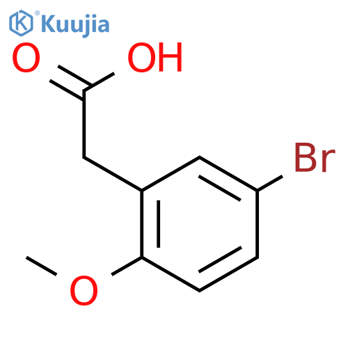 2-(5-Bromo-2-methoxyphenyl)acetic acid structure