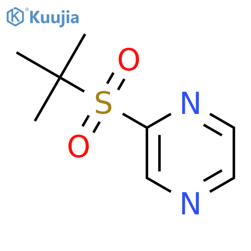 PYRAZINE, [(1,1-DIMETHYLETHYL)SULFONYL]- structure