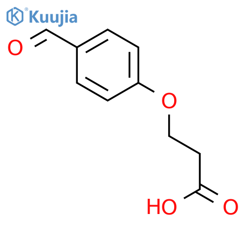 3-(4-formylphenoxy)propanoic Acid structure