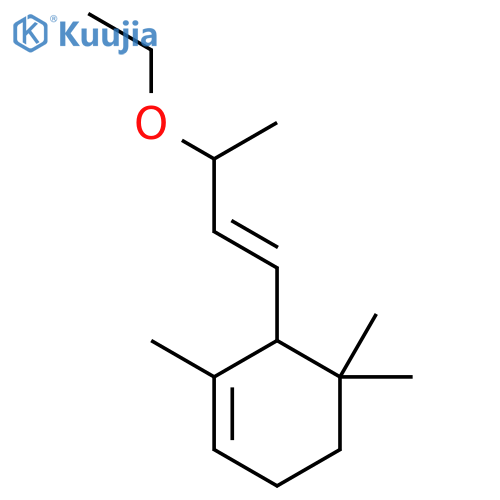 6-(3-ethoxybuten-1-yl)-1,5,5-trimethylcyclohexene structure