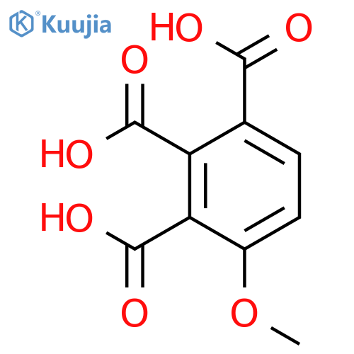 Benzenetricarboxylic acid, methoxy- structure