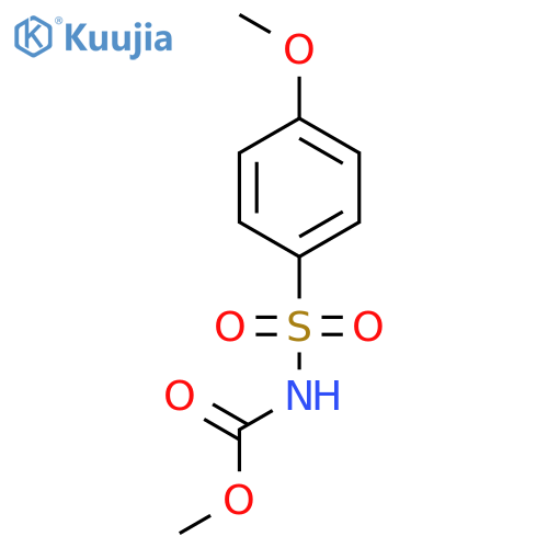 Carbamic acid, [(4-methoxyphenyl)sulfonyl]-, methyl ester structure
